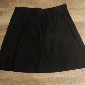 Pleated Bottom Mini Skirt